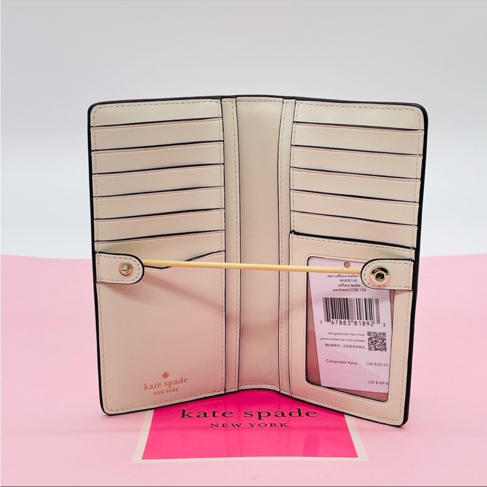 Kate Spade Darcy Bifold Wallet Leather - Picture 6 of 8